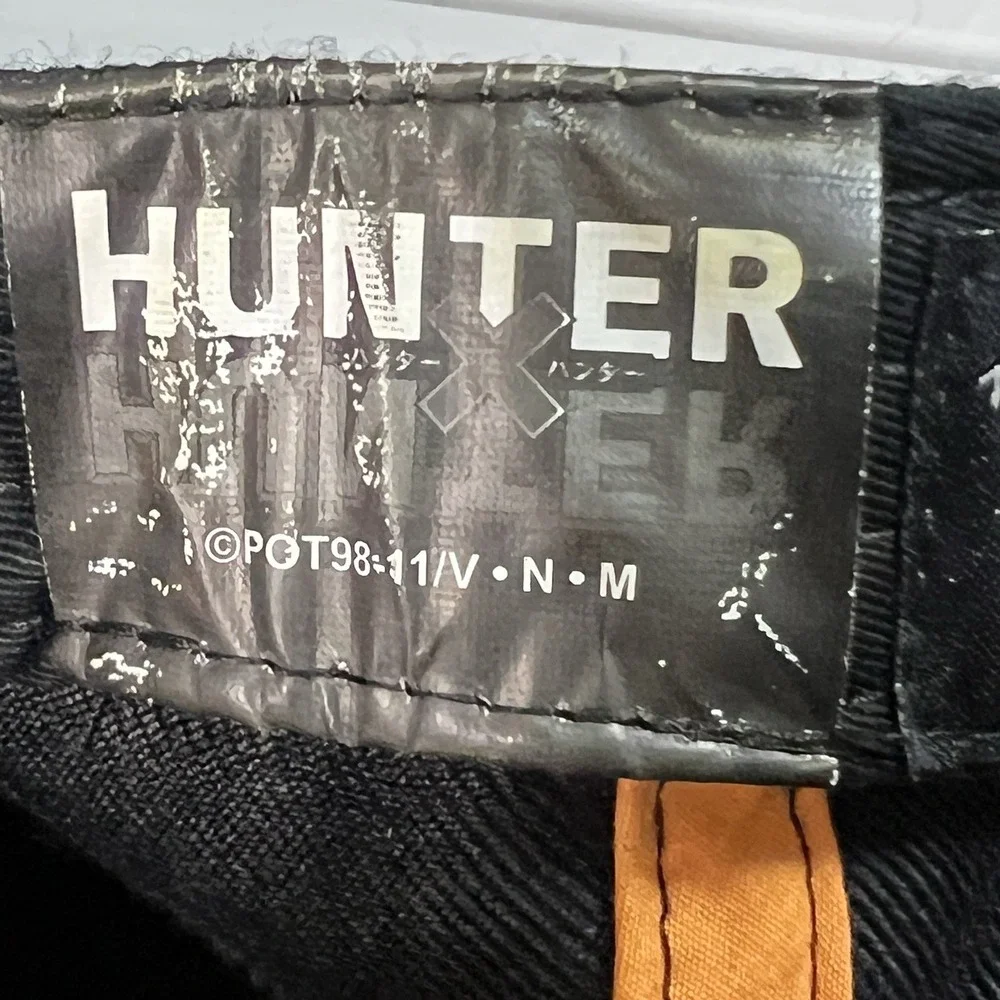 Hunter‎ x Hunter Logo Gon & Killua Flat Bill Snapback Hat Cap Black Embroidered